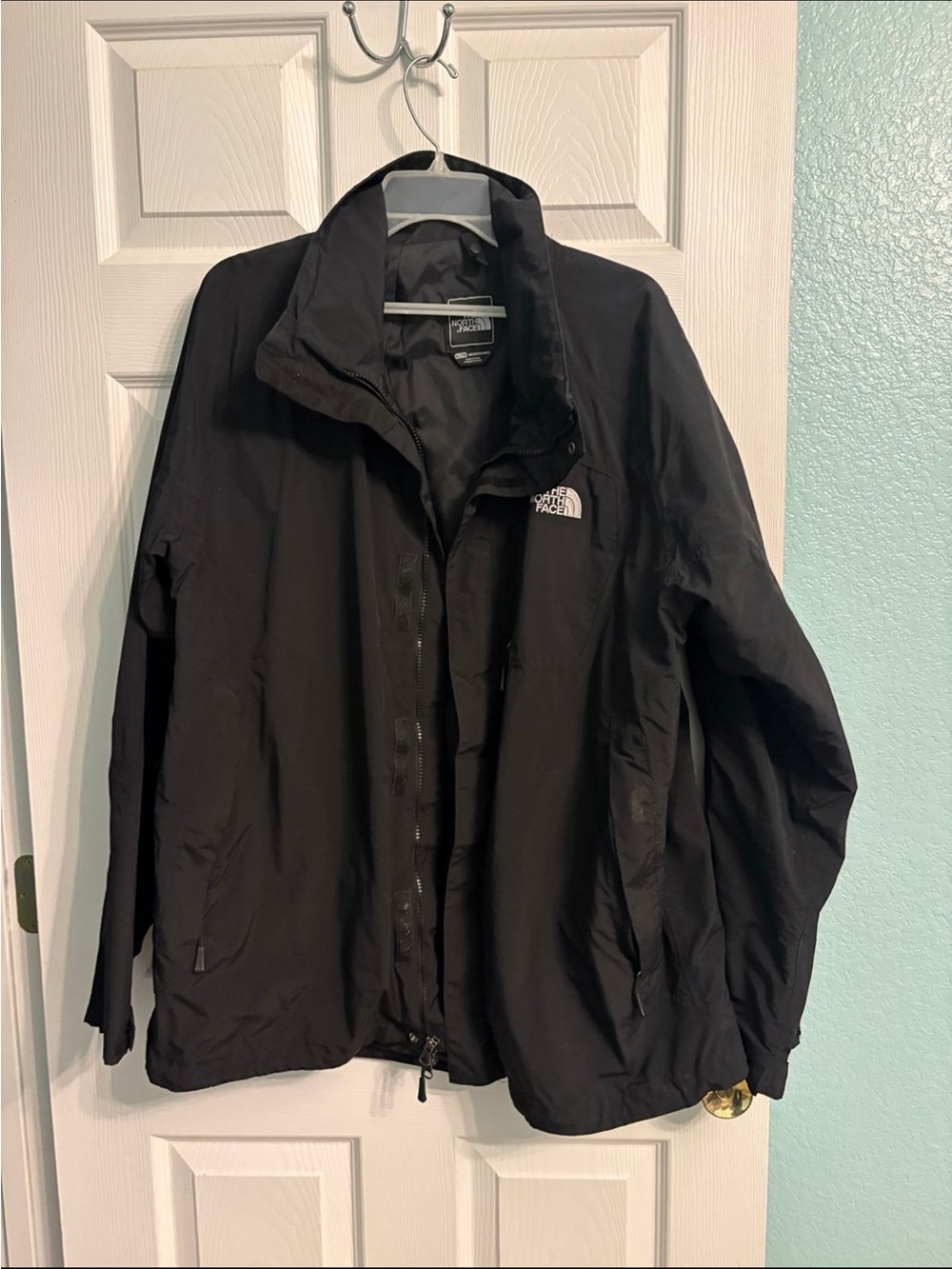 The North Face outer Shell black Jacket Men XL Water resistant extra large